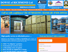 Tablet Screenshot of dowseofrichmondltd.co.uk